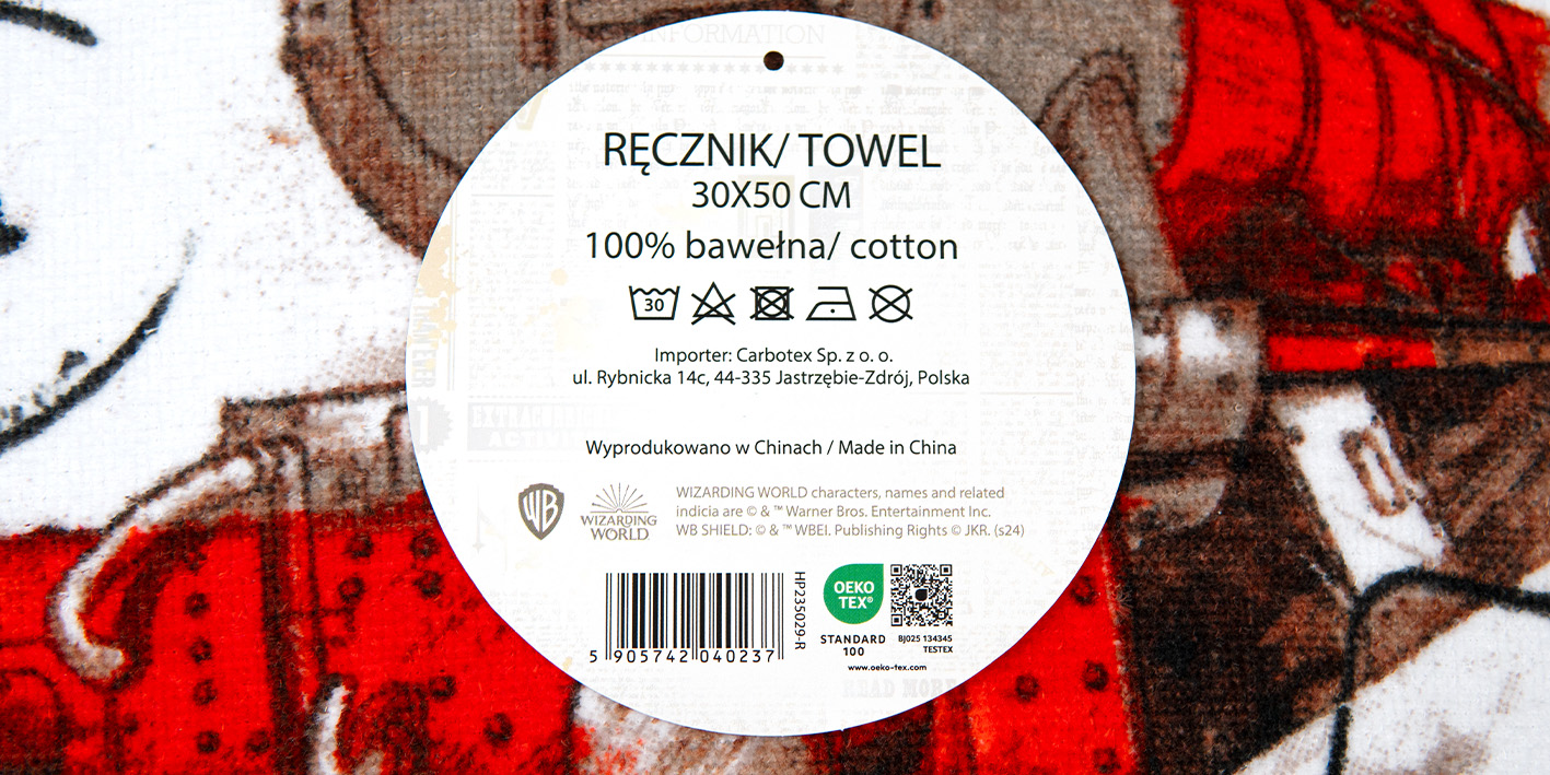 Ręcznik 30x50 Harry Potter express